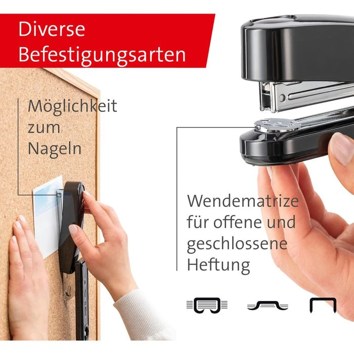 Novus B3 020-1261 Heftgerät 30 Blatt Schwarz 6 Novus B3 020-1261 Heftgerät 30 Blatt Schwarz – Bild 4