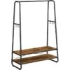 Vasagle Garderobenständer RGR112B01, Vintage, Mit 2 Ablagen, Bis 170 Kg, Metall / Holz, Braun -Einrichtungsgeschäft 036d0fe041b20b3d10e25e01ce1d67bf2e52b40a garderobenstaender vasagle rgr112b01 vintage