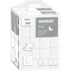 Katrin Papierhandtücher Plus ZZ 2, 35311, Palette, 2-lagig, Zick-Zack, 22,4x23cm, 4000 Stück, 36 Pack -Einrichtungsgeschäft 085a3cf0cf39b9d69a5f8f58025364f2da689a85 papierhandtuecher katrin plus zz 2 35311 palette