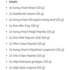 Adventskalender Intersnack Gefüllt Mit 24 Chips Und Snacks -Einrichtungsgeschäft 08aacdf1286861a4ef6f2f4286e61bf525ffda9d adventskalender funny frisch