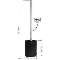 Bremermann WC-Bürste WC-Garnitur Barbena, Schwarz, Bürstenhalter Aus Edelstahl, Zur Wandmontage 17 Bremermann WC-Bürste WC-Garnitur Barbena, Schwarz, Bürstenhalter Aus Edelstahl, Zur Wandmontage -Einrichtungsgeschäft 09decb8b176f51f55ca07be43cd002b3ee9561c3 wc buerste bremermann wc garnitur barbena schwarz