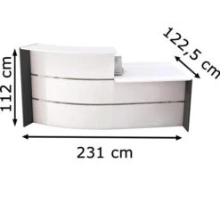 Kerkmann Empfangstheke Bari 3563, Weiß / Weiß, 231 X 112 X 122,5cm, Bogentheke Mit Anbautisch 9 Kerkmann Empfangstheke Bari 3563, Weiß / Weiß, 231 X 112 X 122,5cm, Bogentheke Mit Anbautisch -Einrichtungsgeschäft 0ade0fa0ed433b694a6181145c7cdc331d7d533a empfangstheke kerkmann bari 3563 weiss weiss