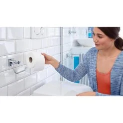 Tesa Toilettenpapierspender Hukk, 40246, Ohne Bohren, Metall, Für 1 Kleinrolle, Silber -Einrichtungsgeschäft 0dbc93b0f563d7e7c0f6815badf079101fe9d877 toilettenpapierspender tesa hukk 40246