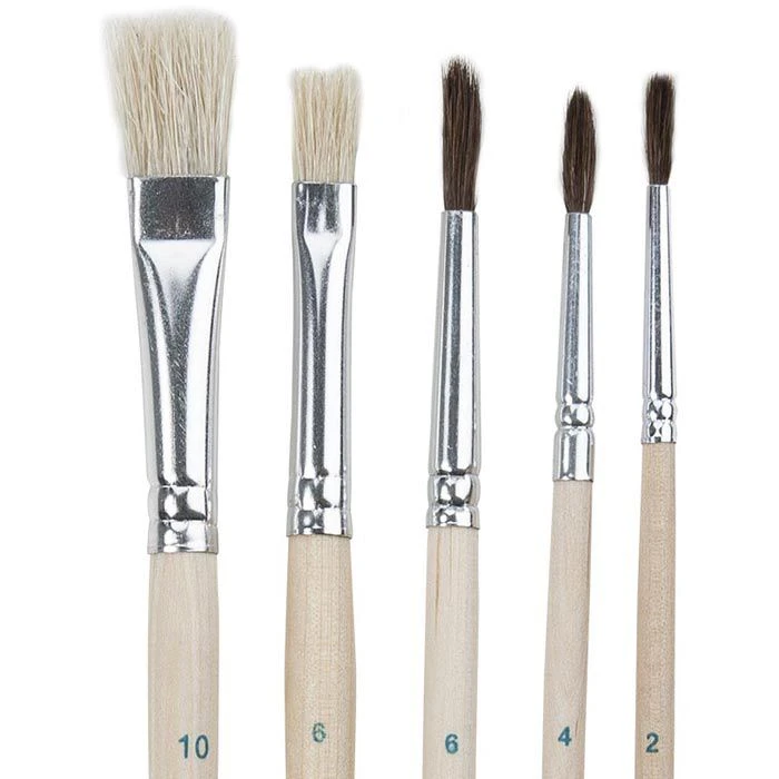 Pelikan Pinsel-Starter-Set Haar-und Borstenpinsel 5 Pelikan Pinsel-Starter-Set Haar-und Borstenpinsel – Bild 3