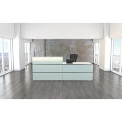 Kerkmann Empfangstheke Atlantis, Weiß / Weiß, Rezeption, Mit Anbautisch, 2 Elemente -Einrichtungsgeschäft 0dd3201304c061550198d39d3d0d892035cae041 empfangstheke kerkmann atlantis