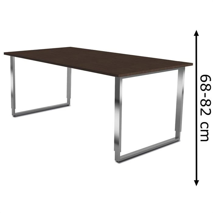 Kerkmann Schreibtisch Aveto 4314, Wenge, Höhenverstellbar, 180 X 68-82 X 80cm 3 Kerkmann Schreibtisch Aveto 4314, Wenge, Höhenverstellbar, 180 X 68-82 X 80cm