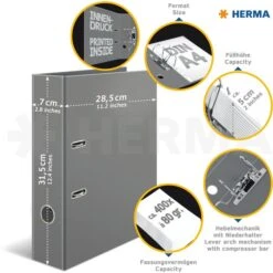 Herma Ordner 7114 Früchte, Karton, A4, 7cm, Motiv Zitrone -Einrichtungsgeschäft 102851d30a245d7556562bd0186ef8e63c135653 ordner herma 7114 fruechte karton a4