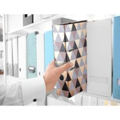 Herma Ordner 7034 Abstract, Karton, A4, 7cm, Abstraktes Rauten-Muster -Einrichtungsgeschäft 10bdbc30120bf31514031d52e93702aa184605bb ordner herma 7034 abstract karton a4