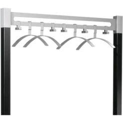 Kerkmann Garderobenständer Montana, 6552, Metall, Schwarz / Silber -Einrichtungsgeschäft 12e51076eac365d3b011a2b122acc656c449497b garderobenstaender kerkmann montana 6552