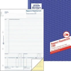Avery Zweckform 1769 Rapportbuch A4 2x40 Blatt