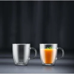 Bodum Kaffeegläser Bistro Tassen 10604-10, Doppelwandig, Mit Henkel, 300ml, 2 Stück -Einrichtungsgeschäft 15548a33f7bc1b3f9cc04b7275f23a9c030aa354 kaffeeglaeser bodum bistro tassen 10604 10