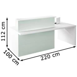 Kerkmann Empfangstheke Verona, 3536, Weiß, 220 X 112 X 100, Kompakttheke Mit Anbautisch -Einrichtungsgeschäft 167a095c2e12615ea87d3ea87352ccbbe9b6e428 empfangstheke kerkmann verona 3536