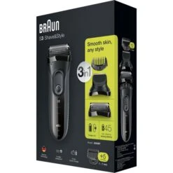 Braun Rasierer Series 3 Shave&Style 3000BT, 3 In 1, Für Männer, Trockenrasierer, Trimmer -Einrichtungsgeschäft 1913b642ee837d984c7140c263713b6f6486a7f8 elektrorasierer braun series 3 shaveundstyle 3000bt