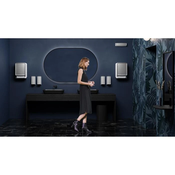 CWS Handtuchspender PureLine Paper 1700396, Kunststoff Mit Panel & Druckknopf 300 Tücher Weiß 8 CWS Handtuchspender PureLine Paper 1700396, Kunststoff Mit Panel & Druckknopf 300 Tücher Weiß – Bild 6