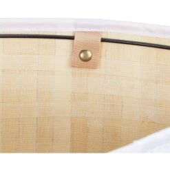 Relaxdays Wäschekorb Eckwäschekorb, Mit Deckel, Aus Bambus, Weiß, 49,5 X 65 X 37 Cm, 60 Liter -Einrichtungsgeschäft 1e33f4a2264fc2d9d35e370ce887e6533501fea3 waeschekorb relaxdays eckwaeschekorb mit deckel