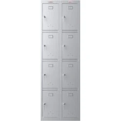 Phoenix Schließfachschrank PL2460GGK, Aus Metall, 8 Fächer, 60 X 183 X 50cm, Lichtgrau, Zerlegt -Einrichtungsgeschäft 1e9d30b52e0fdf61540cd0689957b7a90a9c2f2a schliessfachschrank phoenix pl2460ggk aus metall