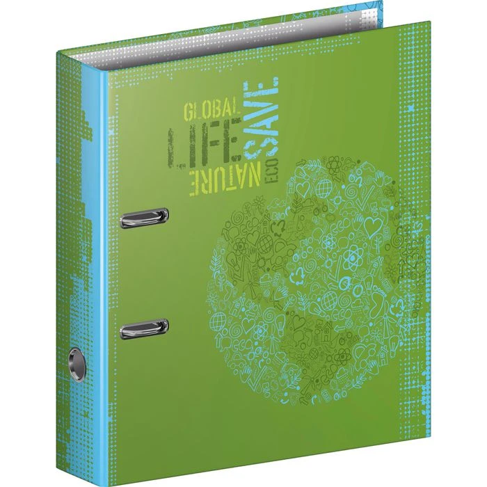 Brunnen Ordner 1020424, Karton, A4, 8cm, Motiv Recycling 3 Brunnen Ordner 1020424, Karton, A4, 8cm, Motiv Recycling