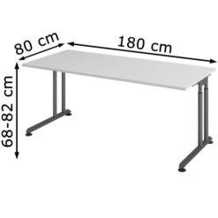 Hammerbacher Schreibtisch Z-Serie, Verstellbar, 180 X 68-82 X 80, Lichtgrau / Graphit 11 Hammerbacher Schreibtisch Z-Serie, Verstellbar, 180 X 68-82 X 80, Lichtgrau / Graphit -Einrichtungsgeschäft 20c84e3f8c97ae0d5b91ed52c3a960bd5bbc49d9 schreibtisch hammerbacher z serie