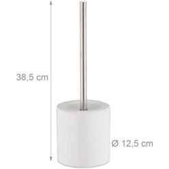 Relaxdays WC-Bürste Weiß, Bürstenhalter Aus Keramik -Einrichtungsgeschäft 2399e86306c6562fb3e5ca4c7fa760a47e1d1a5c wc buerste relaxdays weiss