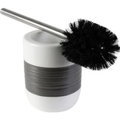 Axentia WC-Bürste Athen, Weiß / Grau, Bürstenhalter Aus Keramik -Einrichtungsgeschäft 23adb4513a542f4c6ff9e0bfe4360fa4aaba06fa wc buerste axentia athen weiss grau