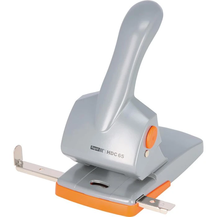 Rapid Locher HDC65, Silber, Registraturlocher, Stanzleistung Ca. 65 Blatt 3 Rapid Locher HDC65, Silber, Registraturlocher, Stanzleistung Ca. 65 Blatt