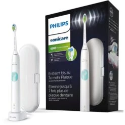 Philips Elektrische-Zahnbürste Sonicare, HX6807/28, ProtectiveClean 4300, 1 Putzmodus, Inkl. 1 Etui
