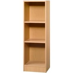 Hammerbacher Aktenregal N-Serie, 3 Ordnerhöhen, 40,6 X 127 X 40cm, Buche