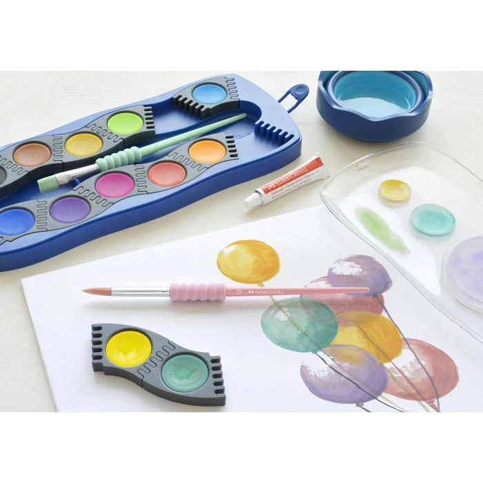 Faber-Castell Pinsel 481620, Soft-Touch Pinselset, Mit 3 Haar- Und 1 Borstenpinseln, 4 Stück 5 Faber-Castell Pinsel 481620, Soft-Touch Pinselset, Mit 3 Haar- Und 1 Borstenpinseln, 4 Stück – Bild 3