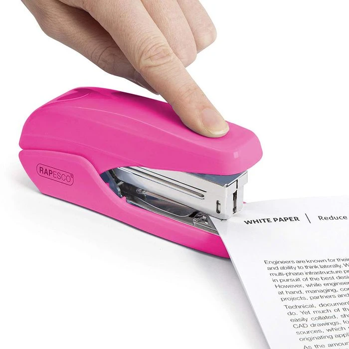 RAPESCO Heftgerät X5-25ps Less Effort, 1384, Heftleistung 25 Blatt, Pink 4 RAPESCO Heftgerät X5-25ps Less Effort, 1384, Heftleistung 25 Blatt, Pink – Bild 2