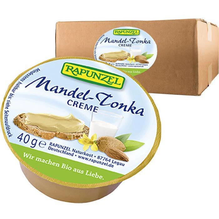 Rapunzel Brotaufstrich Mandel-Tonka-Creme, BIO, Je 40g (440g), 11 Stück 3 Rapunzel Brotaufstrich Mandel-Tonka-Creme, BIO, Je 40g (440g), 11 Stück