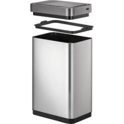 EKO Mülleimer Mirage X, VB 926080, Sensor, Silber, Aus Edelstahl, 80 Liter -Einrichtungsgeschäft 2c0bc64c8dbc25dbde16c9a1031fc88e39798df9 muelleimer eko mirage x vb 926080 sensor silber