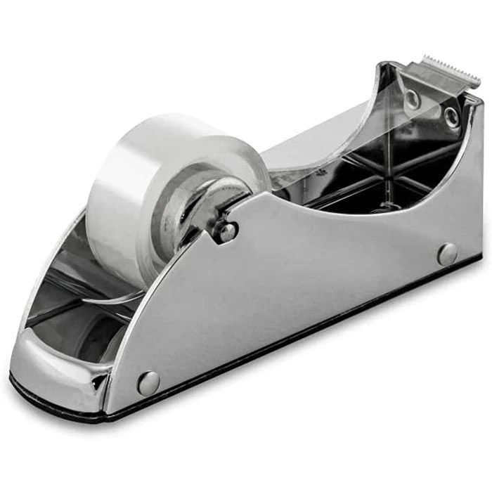 Kornet&Hahn Klebefilmabroller 40371008, Silber, Tischabroller Für Kleberollen 19mm X 33m 5 Kornet&Hahn Klebefilmabroller 40371008, Silber, Tischabroller Für Kleberollen 19mm X 33m – Bild 3