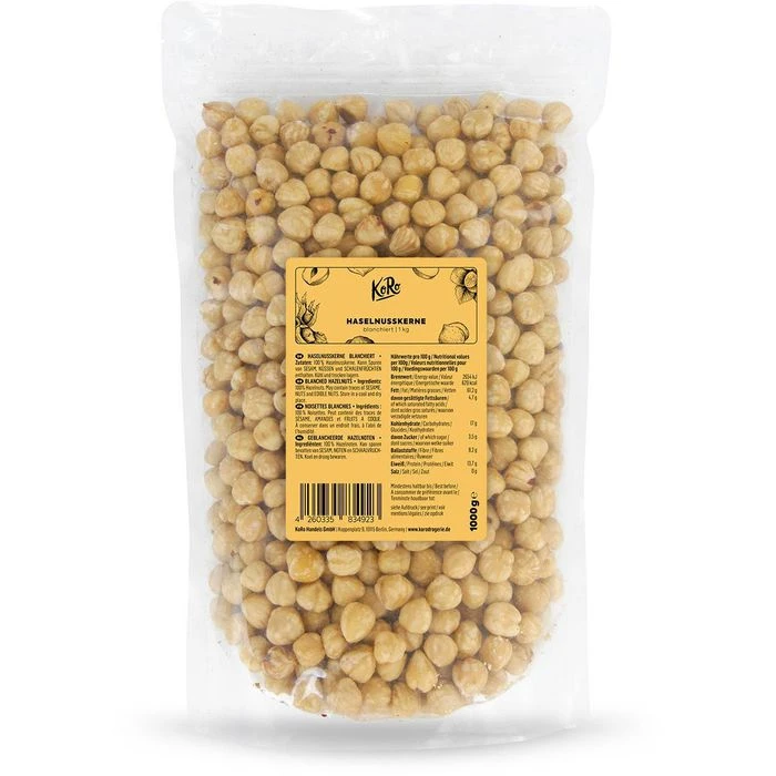 KoRo Haselnüsse Ohne Schale, Blanchiert, 1kg 3 KoRo Haselnüsse Ohne Schale, Blanchiert, 1kg