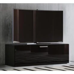 VCM Lowboard Winalo 115, Schwarz, 115 X 40cm, Mit Klapptür, Stehend -Einrichtungsgeschäft 3115a6349cf396f44fe735ed241d208c20b753a4 lowboard vcm winalo 115 schwarz