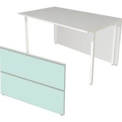 Kerkmann Empfangstheke Atlantis, Weiß / Weiß, 410 X 110 X 92cm, Mit Anbautisch -Einrichtungsgeschäft 34ed1508088996a5ed76f1b6ca7596aa991b64f5 empfangstheke kerkmann atlantis