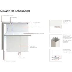 Quadrifoglio Empfangstheke Z2C73, Weiß / Ulme, 166 X 113 X 88cm, Rezeption -Einrichtungsgeschäft 35a6a9ec891c847ba9ed75ccedee5aeddc991cf4 empfangstheke quadrifoglio z2c73