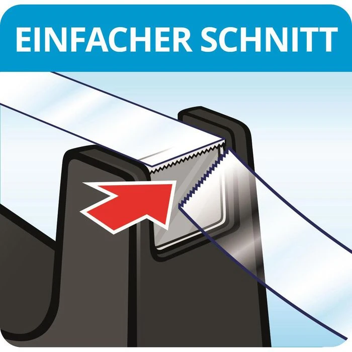 Tesa 59327 Schwarz Klebefilmabroller 7 Tesa 59327 Schwarz Klebefilmabroller – Bild 5