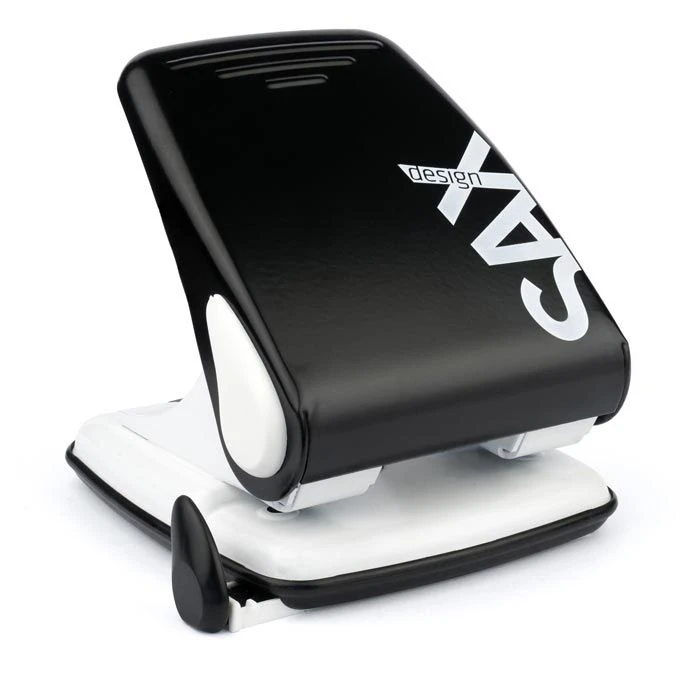 Sax Locher Design 518, 0-518-19, Schwarz, Registraturlocher, Stanzleistung Ca. 40 Blatt 4 Sax Locher Design 518, 0-518-19, Schwarz, Registraturlocher, Stanzleistung Ca. 40 Blatt – Bild 2