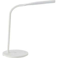 Brilliant Schreibtischlampe Jonie LED, Dimmbar, QI-Ladegerät, Standfuß
