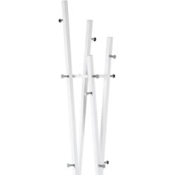 Haku-Möbel Garderobenständer 20307, Mit 12 Haken, Metall, Weiß -Einrichtungsgeschäft 38b4d5628d6aacd1c4dd593bdd6a3d7c60cda8e2 garderobenstaender haku moebel 20307