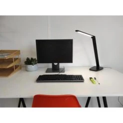 Unilux Schreibtischlampe Twistled LED, Dimmbar, USB, Lichtsensor, Mit Standfuß -Einrichtungsgeschäft 392e57a5c57294cb7f1e413ea5b6c292af2d4a01 schreibtischlampe unilux twistled led