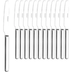 Esmeyer Menümesser Bettina 250-089, Edelstahl 13/0, Silber Poliert, 12 Stück