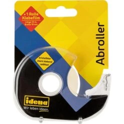 Idena Klebefilmabroller 631055, Transparent, Tischabroller Für Kleberollen 19mm X 33m -Einrichtungsgeschäft 3a5bf20818d7644ab2c973a4517ad28c9b1ee147 klebefilmabroller idena 631055 transparent