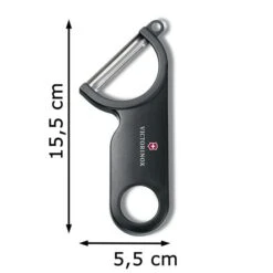 Victorinox Sparschäler 7.6073.3, Schwarz, Universal, Stahlklinge Kunststoffgriff -Einrichtungsgeschäft 3ac07a99308eaf620e5b7e0fe642fb238b2389d2 sparschaeler victorinox 7.6073.3 schwarz