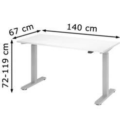 Hammerbacher Schreibtisch XMST614, Weiß, Elektr. Höhenverstellbar, 140 X 67cm, Mini Office 17 Hammerbacher Schreibtisch XMST614, Weiß, Elektr. Höhenverstellbar, 140 X 67cm, Mini Office -Einrichtungsgeschäft 3b53b167dec931dcbde25d3fe909360ad0e72389 schreibtisch hammerbacher xmst614 weiss