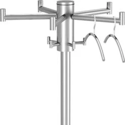 Kerkmann Garderobenständer Stilo, 6903, Mit 2 X 5 Haken, Metall, Alusilber -Einrichtungsgeschäft 3e082233c0ab5b0eafe87834b4b64579d1c8ff9c garderobenstaender kerkmann stilo 6903