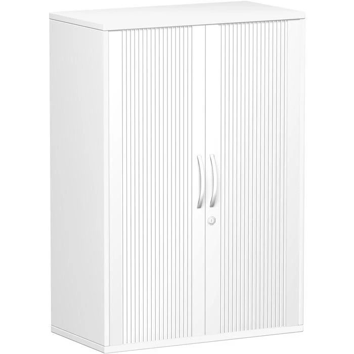 Geramöbel Rollladenschrank S-383110-SW, Holz, Abschließbar, 80 X 118,2 X 42,5cm, Weiß 3 Geramöbel Rollladenschrank S-383110-SW, Holz, Abschließbar, 80 X 118,2 X 42,5cm, Weiß