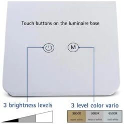 Maul Schreibtischlampe Maulpearly LED, Dimmbar, Weiß, Mit Standfuß -Einrichtungsgeschäft 41560c76472205c8ace69110d14910ed125e2c19 schreibtischlampe maul maulpearly led