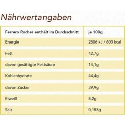 Ferrero-Rocher Pralinen, 200g, 16 Stück -Einrichtungsgeschäft 43a5a761324d40e1271373b78fd693166d573fbf pralinen ferrero rocher
