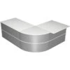 Kerkmann Empfangstheke Padua 2, 3539, Silber / Weiß, 232 X 74 X 183cm, Bogentheke -Einrichtungsgeschäft 4428c782fa223eeee11b47cc2a50a8fb697aeb3f empfangstheke kerkmann padua 2 3539